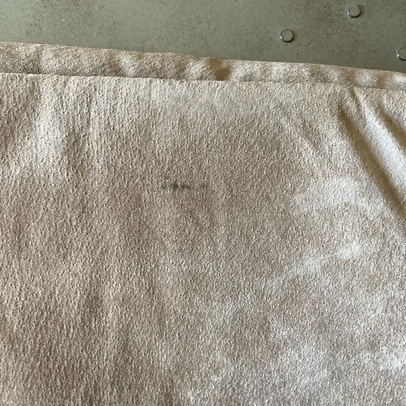 EUC Vintage Colini Suede Clutch with Removable Shoulder Strap, Tassel, Taupe - Picture 9 of 11